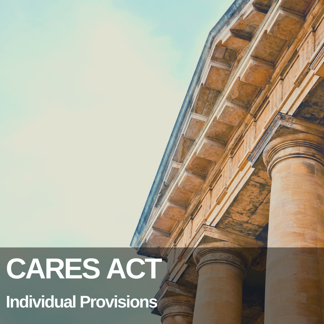CARES ACT- Individual Provisions