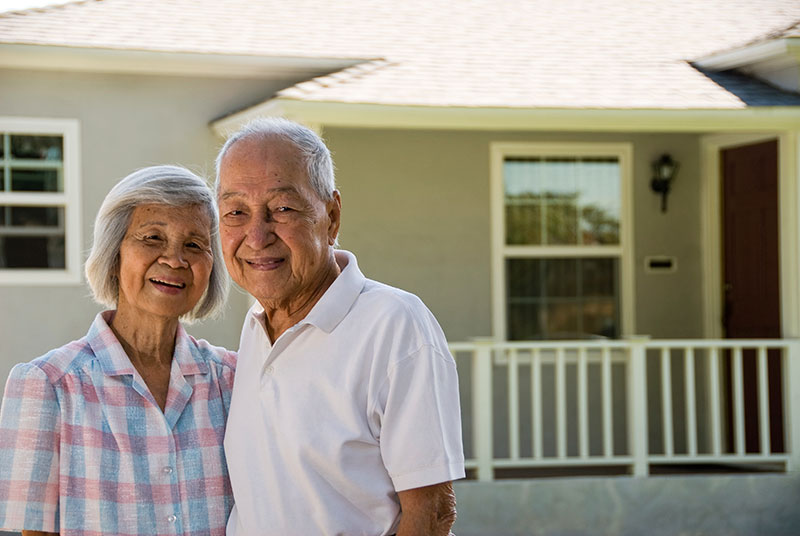 Couple and house image